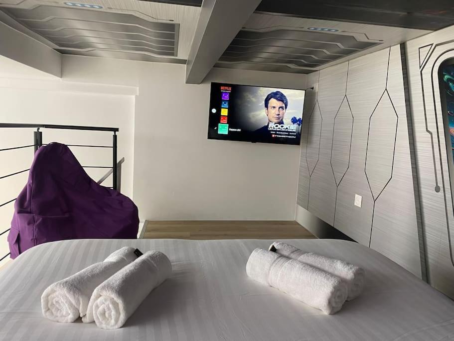 Capsule Espace-jacuzzi-cinema-nintendo Switch Appartement *